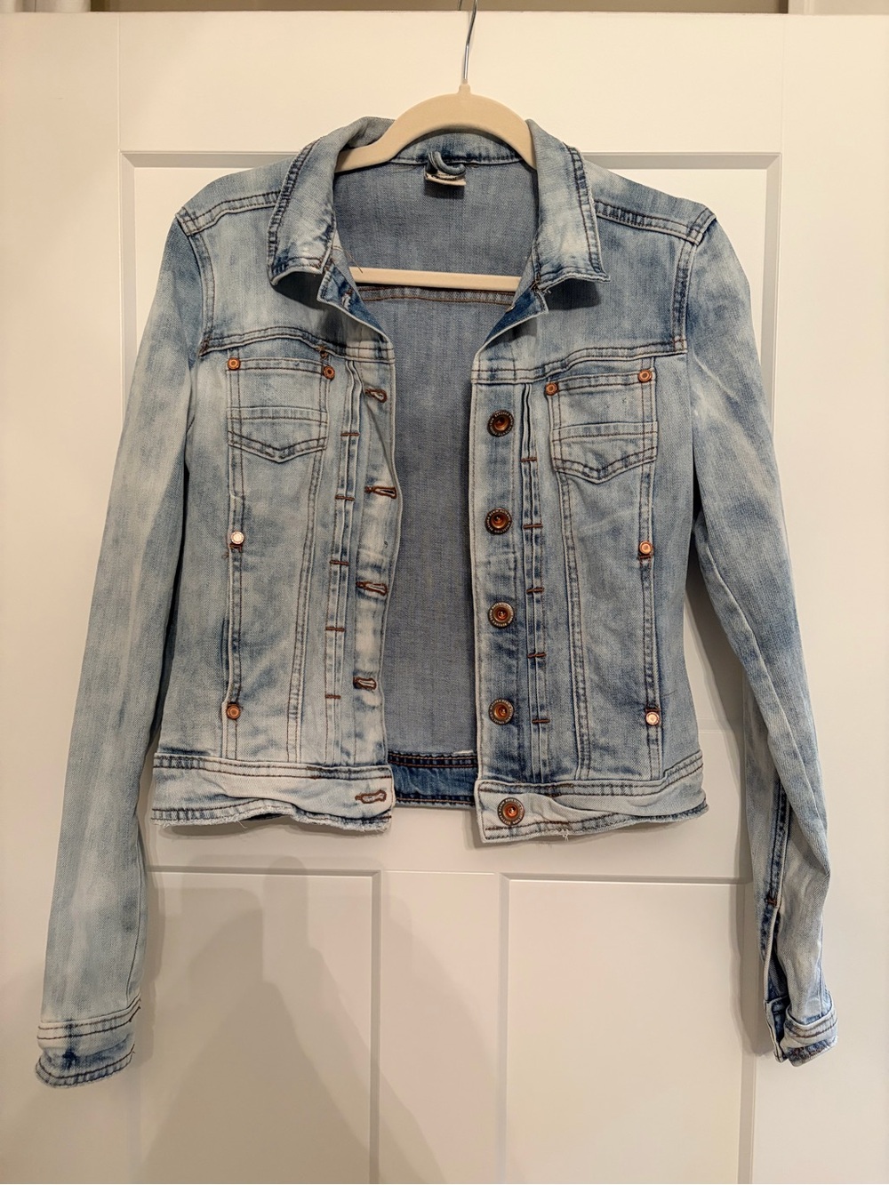 Bershka Light Blue Denim Jacket